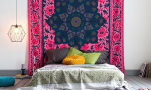 Bedroom tapestry idea